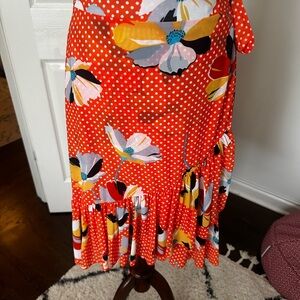 Gorgeous floral wrap skirt